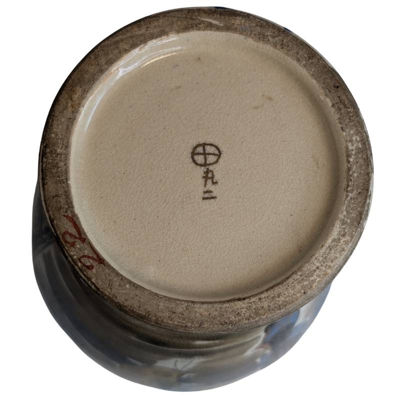 Antiek Satsuma keramiek Japan Meiji periode geisha decoratie